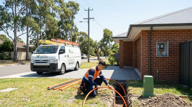 Underground Service Connection